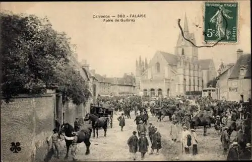 Ak Falaise Calvados, Foire de Guibray