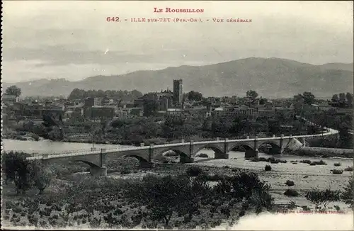 Ak Ille sur Têt Pyrénées Orientales, Vue Generale