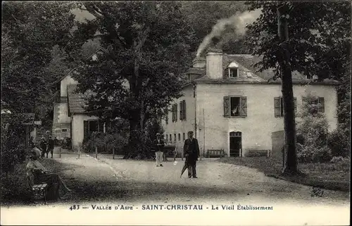 Ak Saint Christau Pyrénées Atlantiques, Le Vieil Etablissement