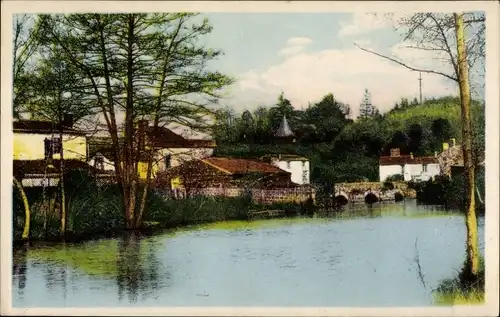 Ak Rocheservière Vendée, Vue sur la Boulogne