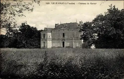 Ak Le Poiroux Vendée, Chateau de Garnet