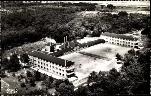 Ak Longeville Vendée, Colonie de Vacances de l'Indre et Loire, Luftbild