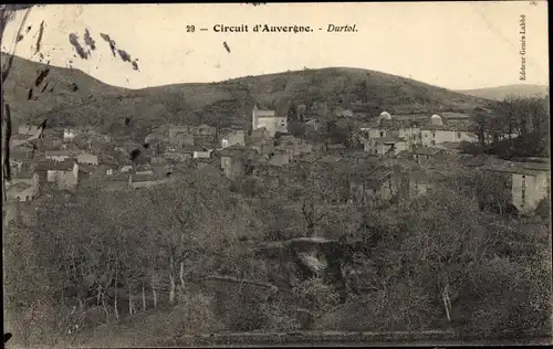 Ak Durtol Puy de Dôme, Circuit d'Auvergne, Panorama vom Ort