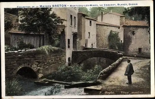 Ak Royat Puy de Dôme, Vieux moulins