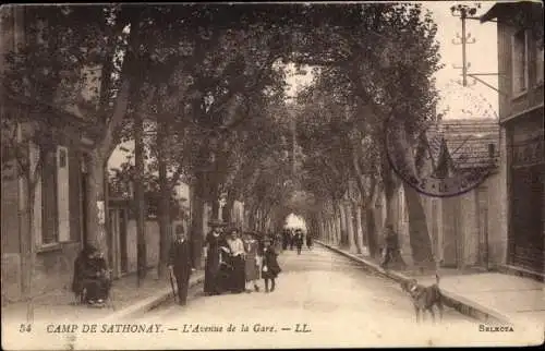 Ak Sathonay Ain, L'Avenue de la Gare