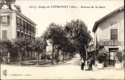 Ak Sathonay Ain, Camp, Avenue de la Gare