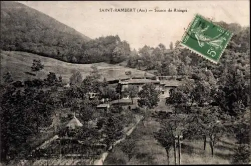 Ak Saint Rambert Ain, Source de Rhinges