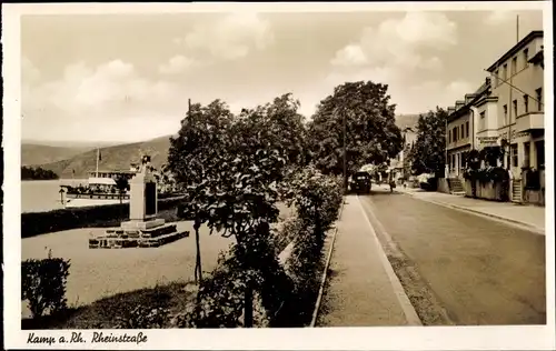 Ak Kamp Bornhofen am Rhein, Rheinstraße