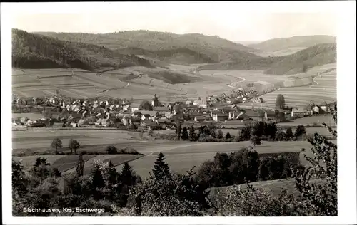 Ak Bischhausen Waldkappel Hessen, Panorama vom Ort