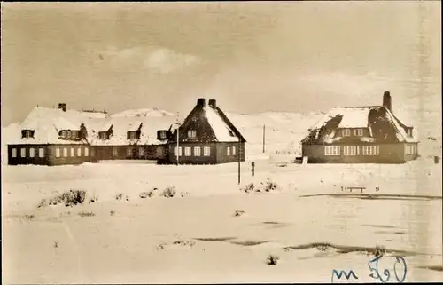 Ak Insel Sylt in Nordfriesland, Nordseewinter im Möwennest