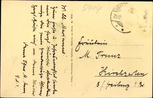 Ak Vallendar am Rhein, Studienheim d. Pallottiner, Nordseite, Vogelschau