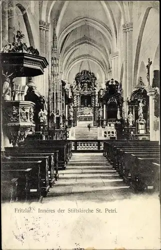 Ak Fritzlar in Hessen, Stiftskirche St. Petri, Inneres