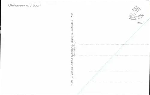 Ak Olnhausen Jagsthausen Baden-Württemberg, Panorama