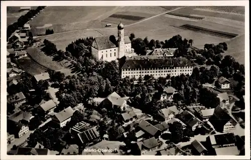 Ak Marktoberdorf im Ostallgäu, Fliegeraufnahme