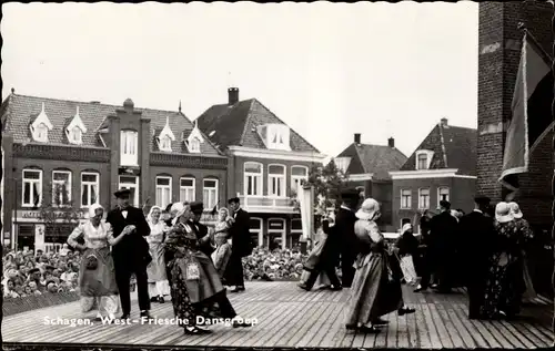 Ak Schagen Nordholland Niederlande, Westfriese Dansgroep