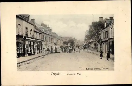Ak Dozulé Calvados, Grande Rue