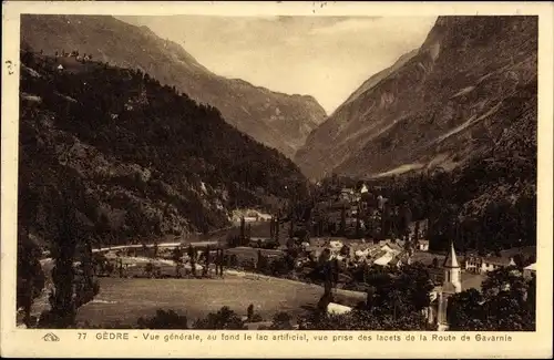 Ak Gèdre Hautes Pyrénées, Vue generale