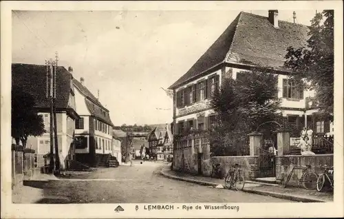 Ak Lembach Bas Rhin, Rue de Wissembourg