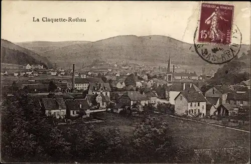 Ak La Claquette Rothau Elsass Bas Rhin, Panorama