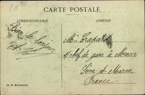 Ak La Claquette Rothau Elsass Bas Rhin, Panorama