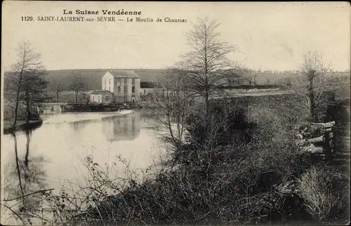 Ak Saint Laurent sur Sèvre Vendée, Le Moulin de Chaussac