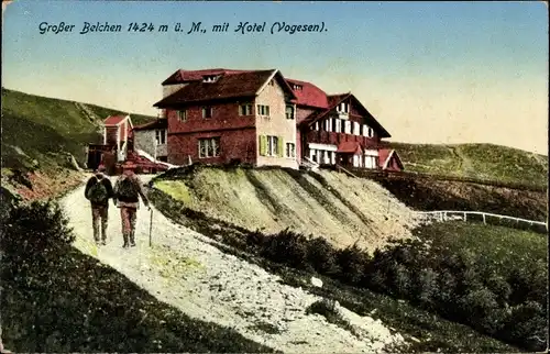 Ak Soultz Sulz Elsass Haut Rhin, Grand Ballon, Großer Belchen, Hotel