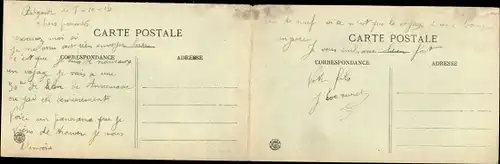 Klapp Ak Bellegarde Loiret, Panorama