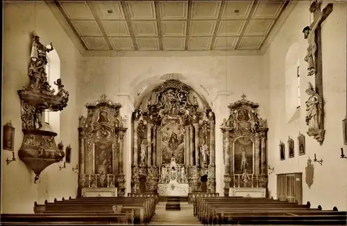 Ak Kipfenberg im Altmühltal Oberbayern, Katholische Pfarrkirche