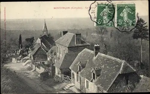 Ak Montpinçon l’Oudon Calvados, Le Bourg