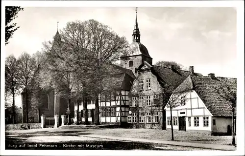 Ak Burg auf der Insel Fehmarn, Kirche mit Museum