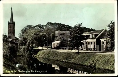 Ak Steenwijk Overijssel, Gedaempte Looijersgracht