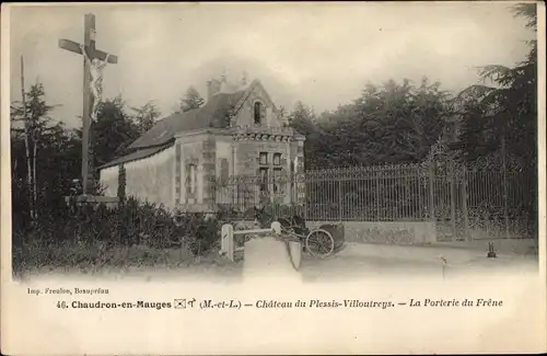 Ak Chaudron en Mauges Maine-et-Loire, Chateau du Plessis Villoutreys, La Porterie du Frene