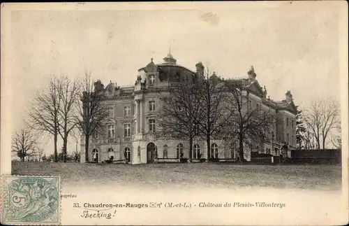 Ak Chaudron en Mauges Maine-et-Loire, Chateau du Plessis Villoutreys