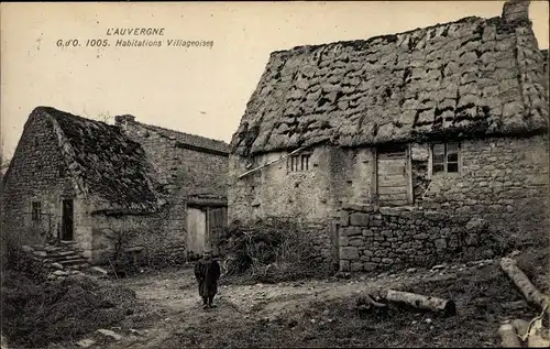 Ak Puy de Dôme, Auvergne, Habitations Villageoises