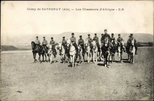 Ak Sathonay Ain, Camp, Les Chasseurs d'Afrique