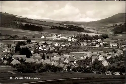 Ak Bischhausen Waldkappel Hessen, Panorama vom Ort