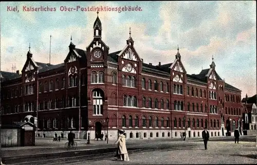 Ak Kiel in Schleswig Holstein, Kaiserliches Ober- Postdirektionsgebäude