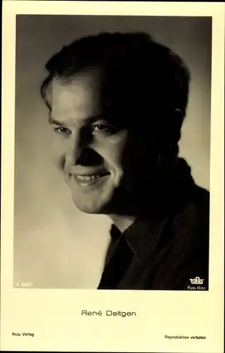 Ak Schauspieler René Deltgen, Portrait