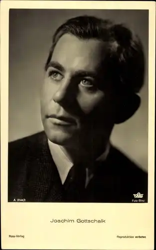 Ak Schauspieler Joachim Gottschalk, Portrait, Ross Verlag A 3144 1