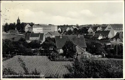 Ak Osjorsk Darkehmen Ostpreußen, Gesamtansicht
