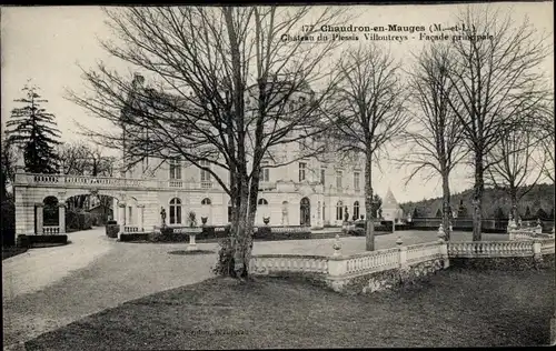 Ak Chaudron en Mauges Maine-et-Loire, Chateau du Plessis Villoutreys