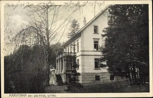 Ak Wolfegg im Allgäu, Mariatann