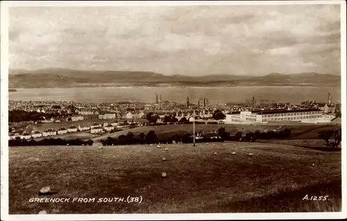 Ak Greenock Schottland, Town from South