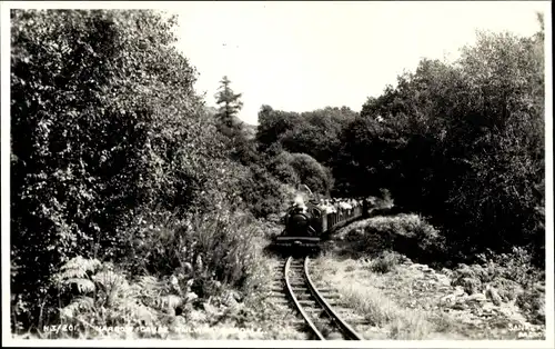 Ak Cumbria, Ravenglass & Eskdale Miniature Railway, Britische Eisenbahn