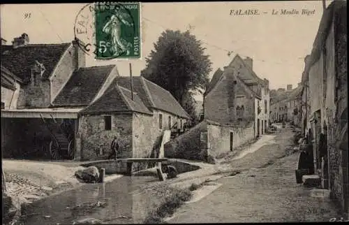 Ak Falaise Calvados, Le Moulin Bigot