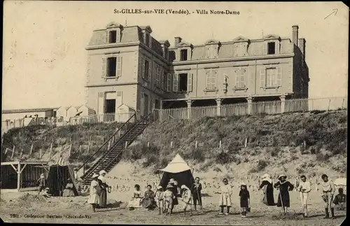 Ak Saint Gilles sur Vie Vendée, Villa Notre Dame