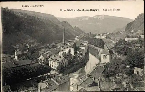 Ak Saint Rambert en Bugey Ain, Vue des Usines