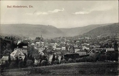 Ak Niederbronn les Bains Bad Niederbronn Elsass Bas Rhin, Panorama