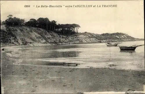 Ak La Tranche Vendee, La Belle Henriette, entre l'Aiguillon et La Tranche