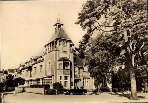 Ak Ostseebad Heringsdorf auf Usedom, FDGB Erholungsheim Frieden